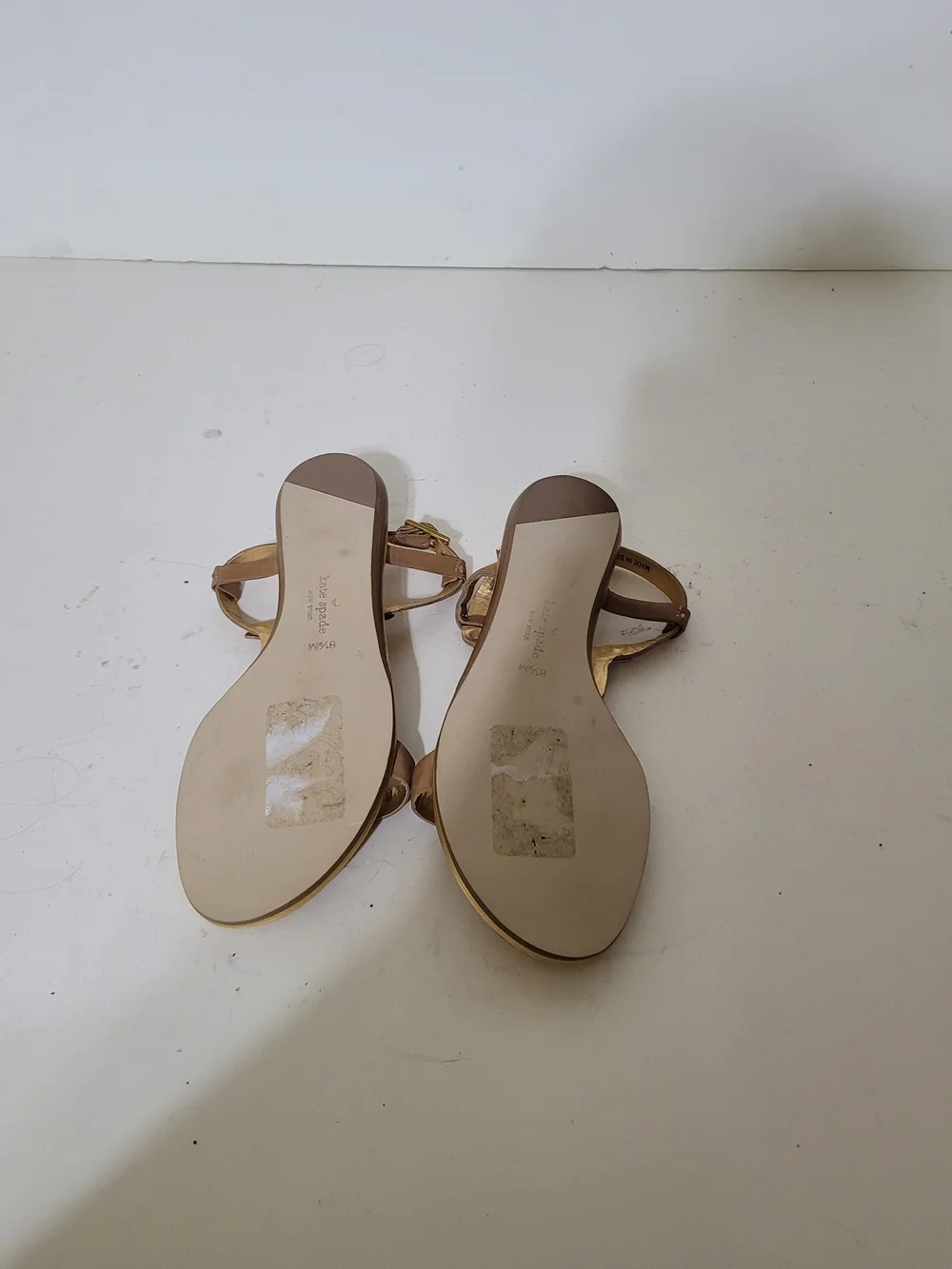 Jimmy Choo Kate Spade Women's Black Espadrille Slip-On and Tan Sandals Size 6.5